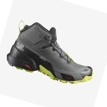 Salomon CROSS HIKE MID GORE-TEX Turisticke Topanky Panske Siva | SK 2059ZUT